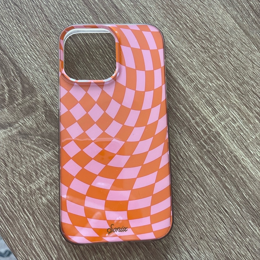 Sonix Pink Checkmate iPhone case